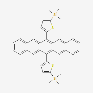 [Pentacene-6,13-diyldi(thiene-5,2-diyl)]bis(trimethylsilane)