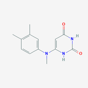 B141988 6-(N,3,4-trimethylanilino)-1H-pyrimidine-2,4-dione CAS No. 36995-89-8