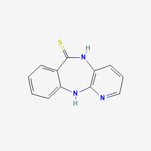 molecular formula C12H9N3S B1419882 5,11-二氢-6H-吡啶并[2,3-b][1,4]苯并二氮杂卓-6-硫酮 CAS No. 1204296-84-3