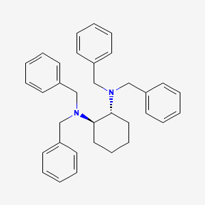 1,2-Cyclohexanediamine, N,N,N',N'-tetrakis(phenylmethyl)-, (1R,2R)-