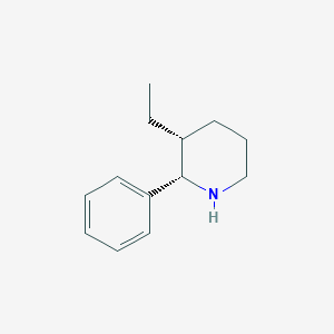 molecular formula C13H19N B14198922 (2S,3R)-3-ethyl-2-phenylpiperidine CAS No. 917977-30-1