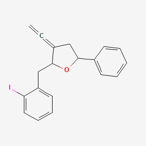 3-Ethenylidene-2-[(2-iodophenyl)methyl]-5-phenyloxolane