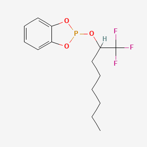 2-[(1,1,1-Trifluorooctan-2-yl)oxy]-2H-1,3,2-benzodioxaphosphole