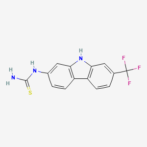 Thiourea, [7-(trifluoromethyl)-9H-carbazol-2-yl]-