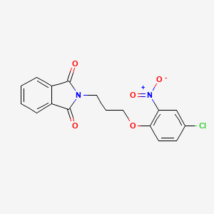 2-[3-(4-Chloro-2-nitrophenoxy)propyl]-1H-isoindole-1,3(2H)-dione