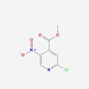 molecular formula C7H5ClN2O4 B1419900 2-氯-5-硝基异烟酸甲酯 CAS No. 777899-57-7