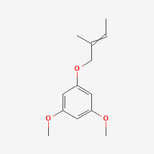 1,3-Dimethoxy-5-[(2-methylbut-2-en-1-yl)oxy]benzene