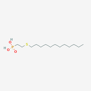 [2-(Dodecylsulfanyl)ethyl]phosphonic acid