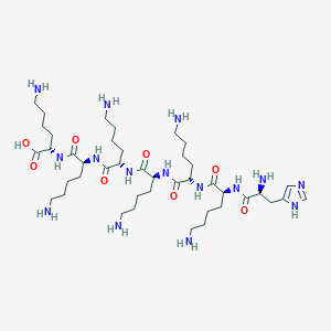 L-Lysine, L-histidyl-L-lysyl-L-lysyl-L-lysyl-L-lysyl-L-lysyl-