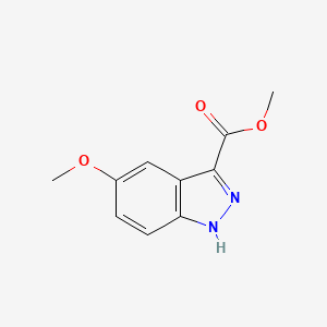 molecular formula C10H10N2O3 B1419903 5-甲氧基-1H-吲唑-3-羧酸甲酯 CAS No. 90915-65-4