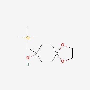 8-[(Trimethylsilyl)methyl]-1,4-dioxaspiro[4.5]decan-8-ol