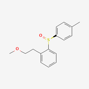 Benzene, 1-(2-methoxyethyl)-2-[(S)-(4-methylphenyl)sulfinyl]-