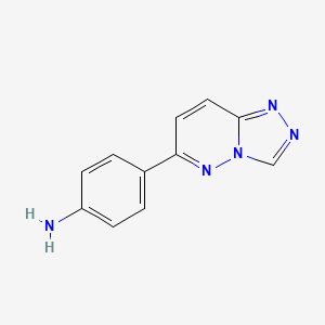B1419914 (4-[1,2,4]Triazolo[4,3-b]pyridazin-6-ylphenyl)amine CAS No. 1204296-33-2