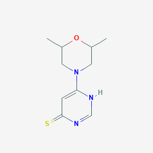 molecular formula C10H15N3OS B1419915 6-(2,6-二甲基吗啉-4-基)嘧啶-4-硫醇 CAS No. 1023811-63-3