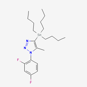 1-(2,4-Difluorophenyl)-5-methyl-4-(tributylstannyl)-1H-1,2,3-triazole