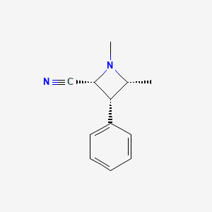 (2R,3S,4R)-1,4-Dimethyl-3-phenylazetidine-2-carbonitrile