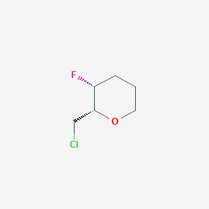 (2S,3R)-2-(chloromethyl)-3-fluorooxane