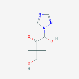 1,4-Dihydroxy-3,3-dimethyl-1-(1H-1,2,4-triazol-1-yl)butan-2-one