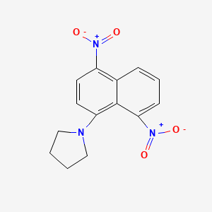 1-(4,8-Dinitronaphthalen-1-yl)pyrrolidine