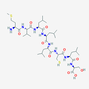 L-Methionyl-L-valyl-L-leucyl-L-leucyl-L-leucyl-L-cysteinyl-L-leucyl-L-serine