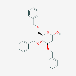 molecular formula C27H30O5 B141994 3,4,6-Tri-O-benzyl-2-deoxy-D-glucopyranose CAS No. 132732-60-6