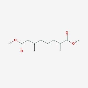 molecular formula C12H22O4 B14199400 Dimethyl 2,6-dimethyloctanedioate CAS No. 851089-52-6