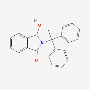 molecular formula C22H19NO2 B14199498 2-(1,1-Diphenylethyl)-3-hydroxy-2,3-dihydro-1H-isoindol-1-one CAS No. 920299-75-8