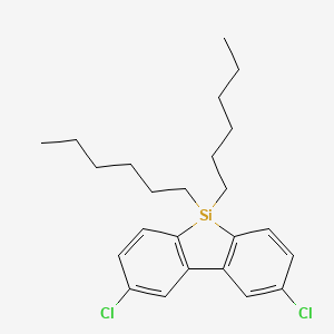 2,8-Dichloro-5,5-dihexyl-5H-dibenzo[b,d]silole