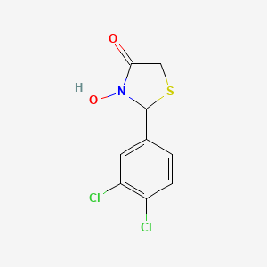 2-(3,4-Dichlorophenyl)-3-hydroxy-1,3-thiazolidin-4-one