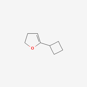 molecular formula C8H12O B14199625 5-Cyclobutyl-2,3-dihydrofuran CAS No. 923277-47-8