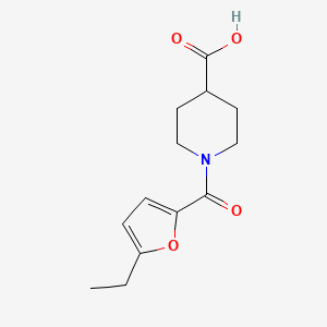 molecular formula C13H17NO4 B1419964 1-(5-乙基呋喃-2-羰基)哌啶-4-羧酸 CAS No. 1094630-18-8