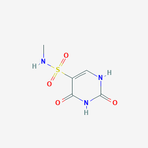 molecular formula C5H7N3O4S B1419965 N-甲基-2,4-二氧代-1,2,3,4-四氢嘧啶-5-磺酰胺 CAS No. 1094715-34-0