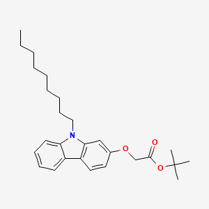 tert-Butyl [(9-nonyl-9H-carbazol-2-yl)oxy]acetate