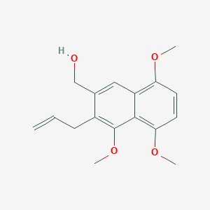 2-Naphthalenemethanol, 4,5,8-trimethoxy-3-(2-propenyl)-