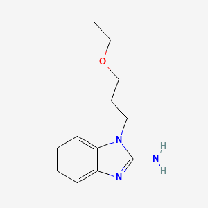 B1419967 1-(3-ethoxypropyl)-1H-1,3-benzodiazol-2-amine CAS No. 1038373-35-1