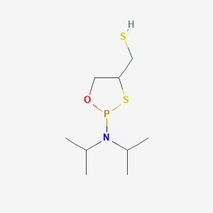 {2-[Di(propan-2-yl)amino]-1,3,2-oxathiaphospholan-4-yl}methanethiol