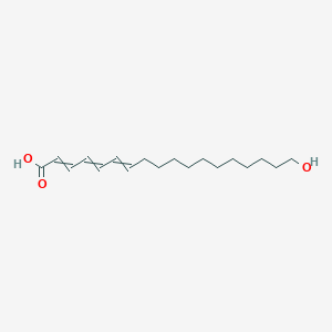 18-Hydroxyoctadeca-2,4,6-trienoic acid