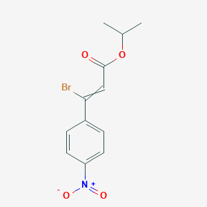 Propan-2-yl 3-bromo-3-(4-nitrophenyl)prop-2-enoate