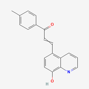 3-(8-Hydroxyquinolin-5-yl)-1-(4-methylphenyl)prop-2-en-1-one