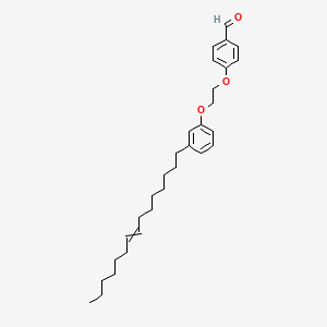 4-{2-[3-(Pentadec-8-EN-1-YL)phenoxy]ethoxy}benzaldehyde