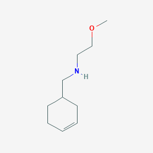 B1419976 (Cyclohex-3-en-1-ylmethyl)(2-methoxyethyl)amine CAS No. 1038272-21-7