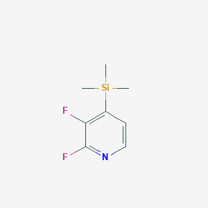 2,3-Difluoro-4-(trimethylsilyl)pyridine