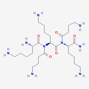 L-Lysyl-N~2~-(4-aminobutanoyl)-L-lysyl-N~2~-(4-aminobutanoyl)-L-lysinamide