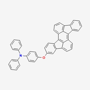 molecular formula C44H27NO B14199805 N,N-Diphenyl-4-[(rubicen-5-yl)oxy]aniline CAS No. 922184-89-2