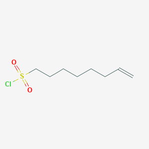 Oct-7-ene-1-sulfonyl chloride