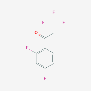 molecular formula C9H5F5O B1419984 1-(2,4-二氟苯基)-3,3,3-三氟丙酮 CAS No. 1094374-10-3