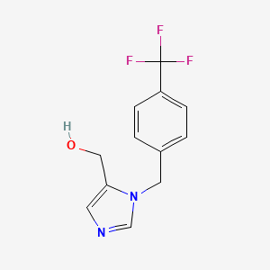 1H-Imidazole-5-methanol, 1-[[4-(trifluoromethyl)phenyl]methyl]-