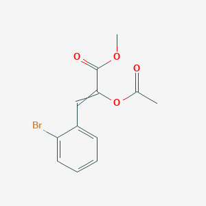 Methyl 2-(acetyloxy)-3-(2-bromophenyl)prop-2-enoate