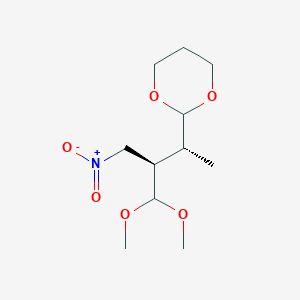 2-[(2R,3R)-4,4-dimethoxy-3-(nitromethyl)butan-2-yl]-1,3-dioxane