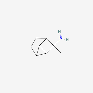 6-Methyltricyclo[3.2.0.0~2,7~]heptan-6-amine